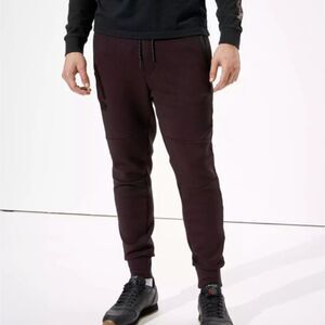 American Eagle AE 24/7 Jogger Purple Burgundy Size Medium Tall